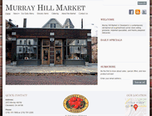 Tablet Screenshot of murrayhillmarket.net